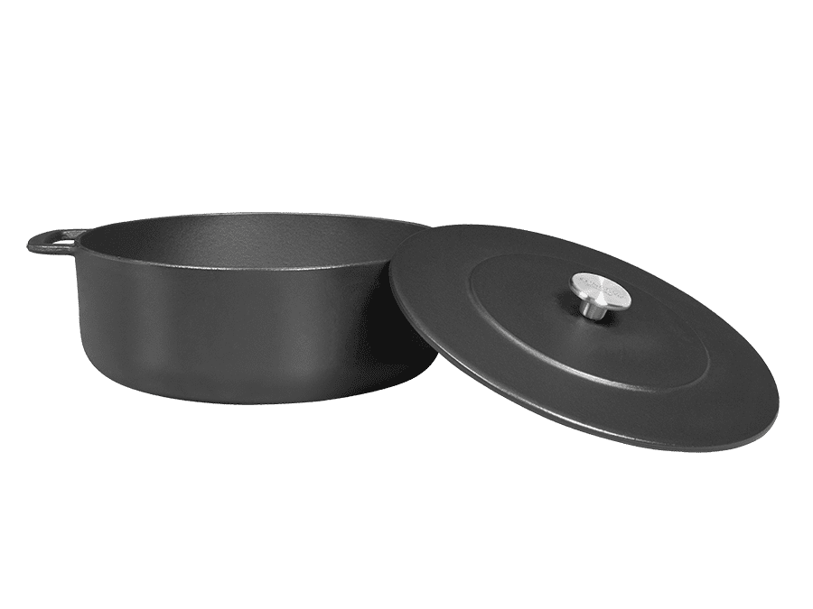 Combekk Steypujárnspottur 28cm Svartur