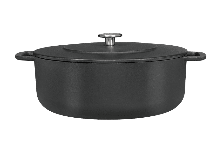 Combekk Steypujárnspottur 28cm Svartur