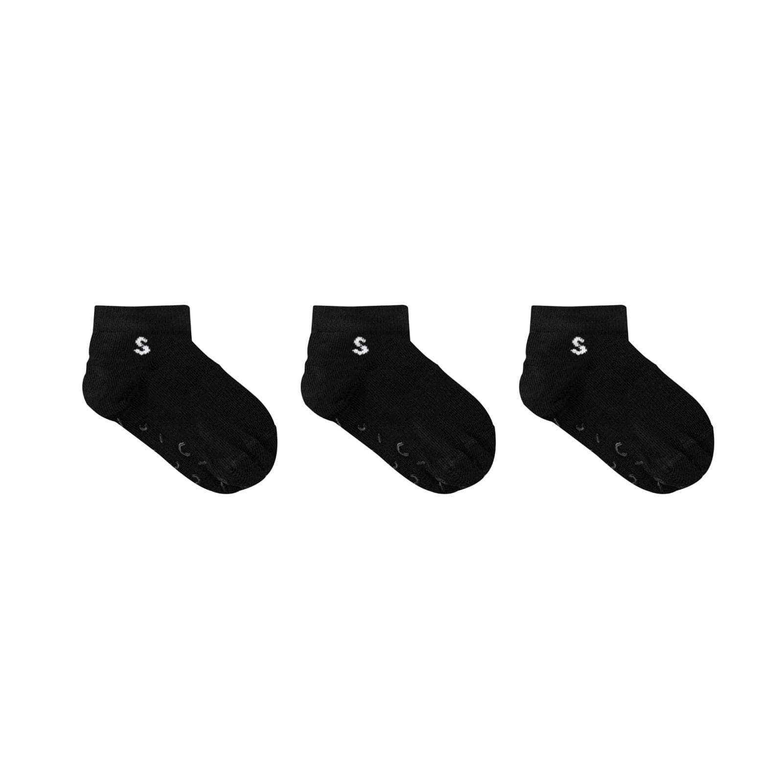 Ökklasokkar STUCKIES® Black 3-pack