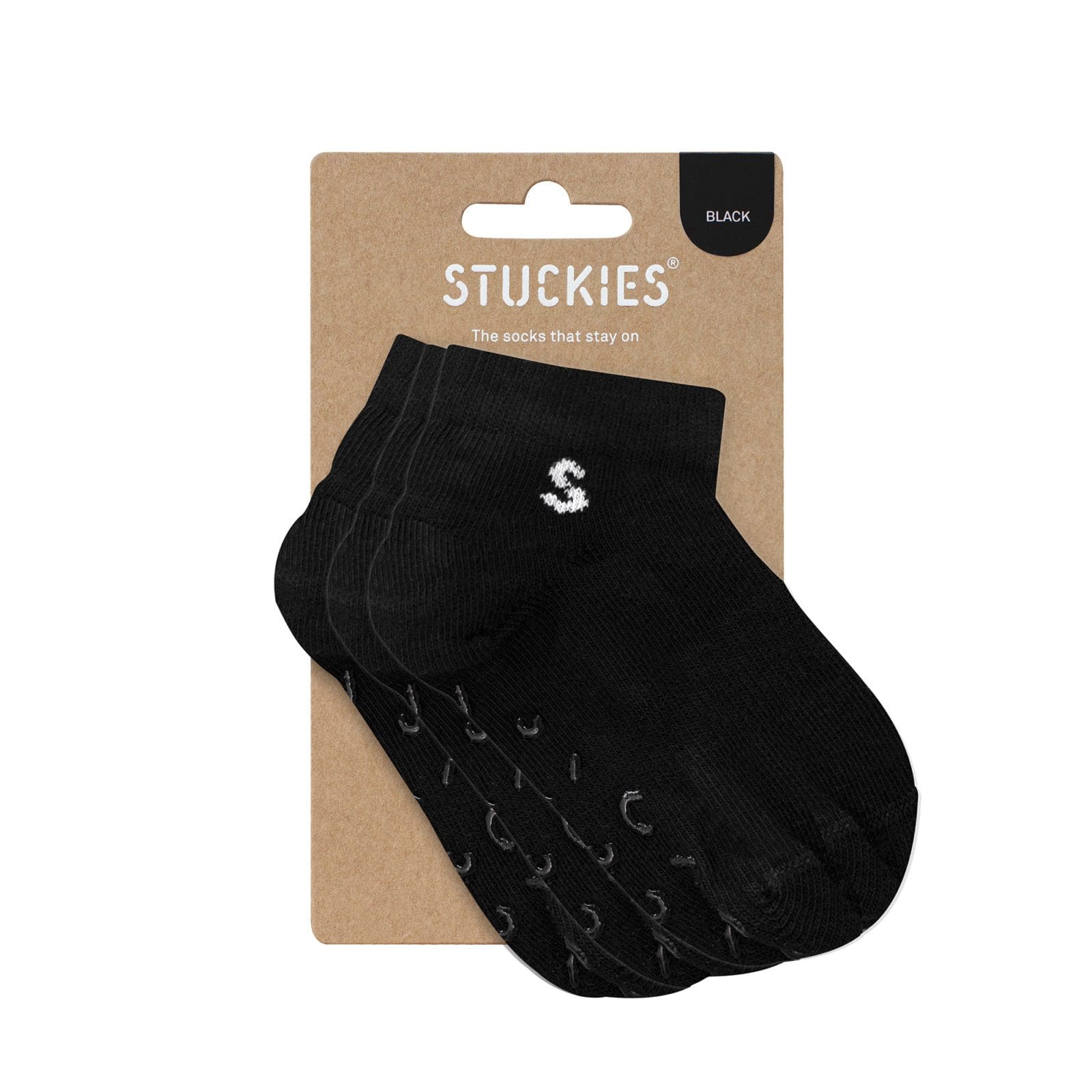 Ökklasokkar STUCKIES® Black 3-pack