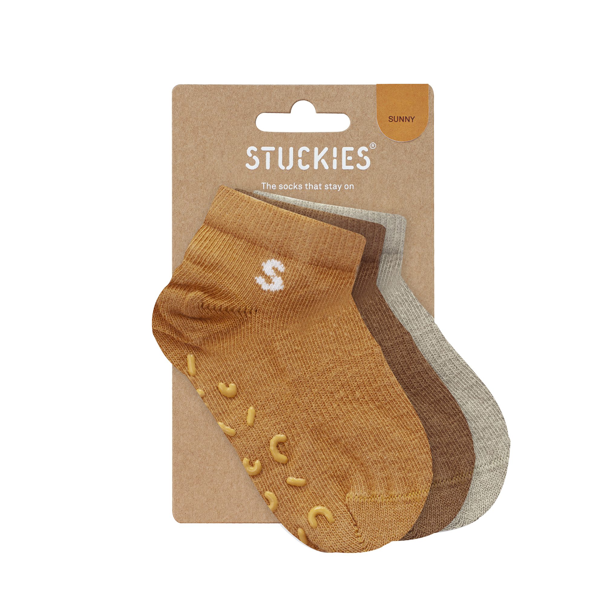 Ökklasokkar STUCKIES® Sunny 3-pack