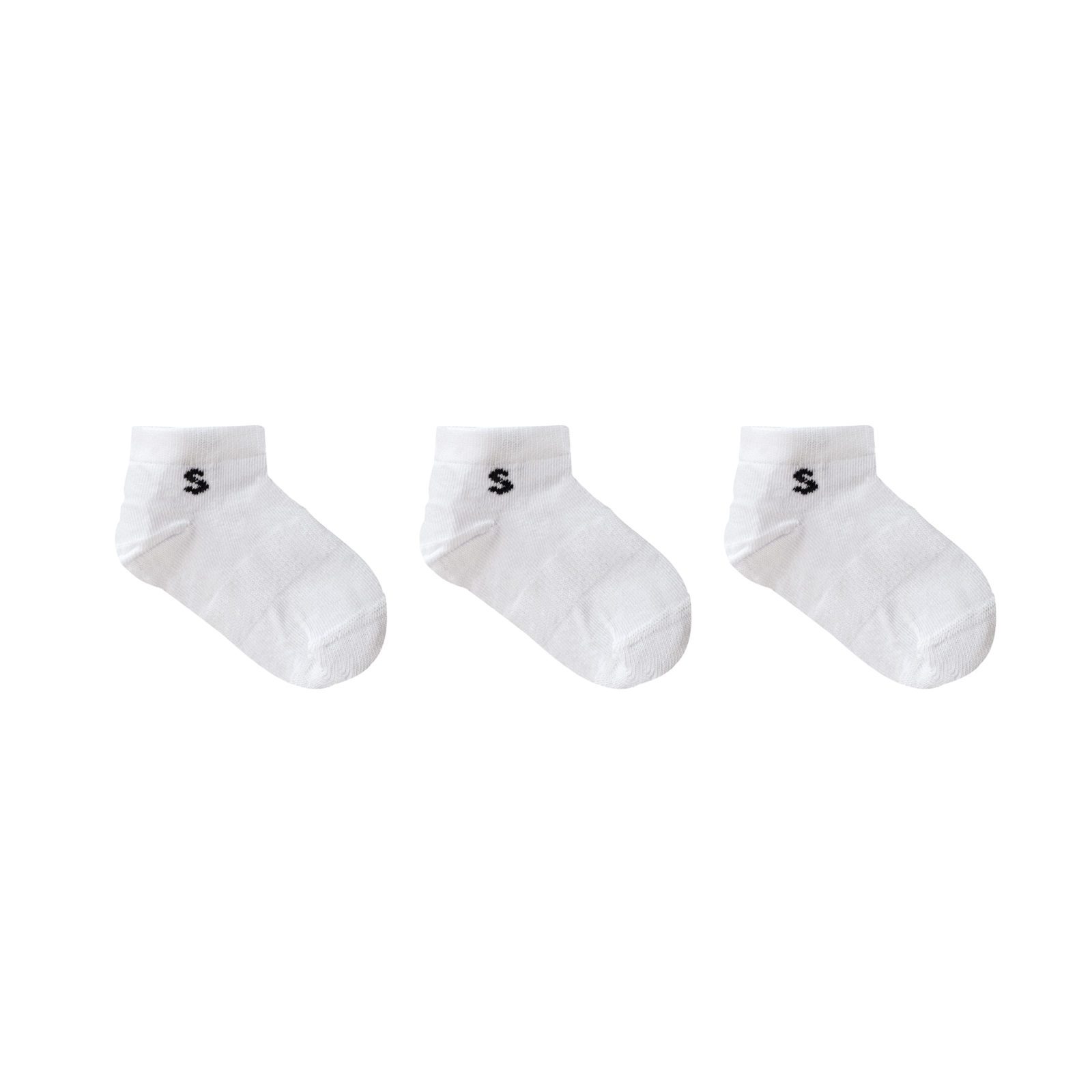 Ökklasokkar STUCKIES® White 3-pack