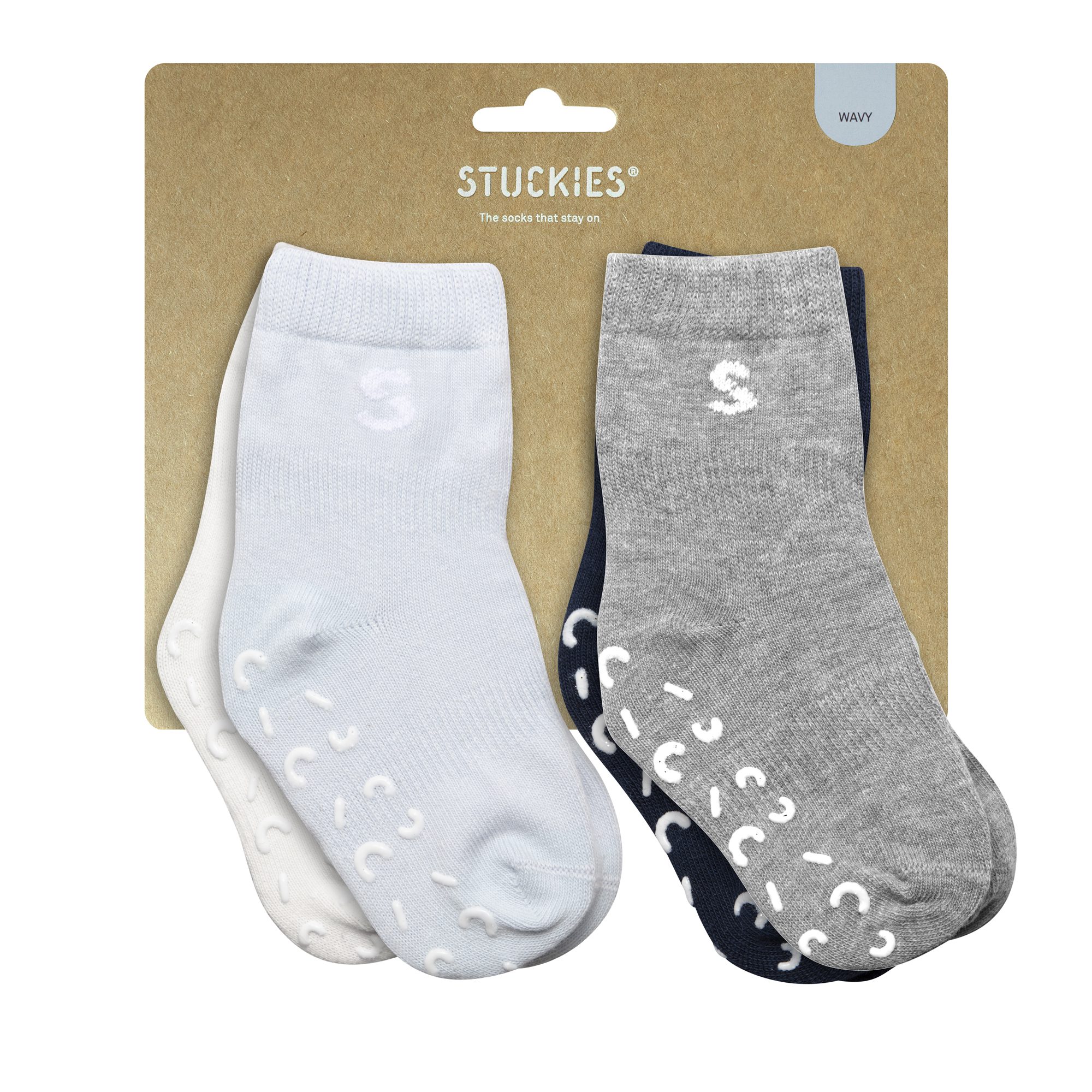Sokkar STUCKIES® WAVY 4-pack