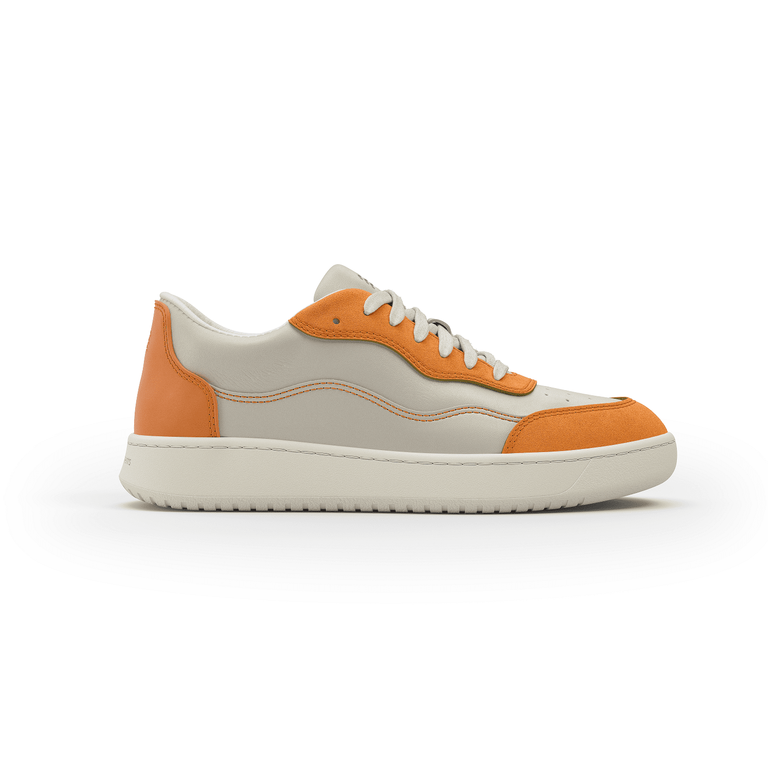Allrounder S – Beige & Orange (leður)