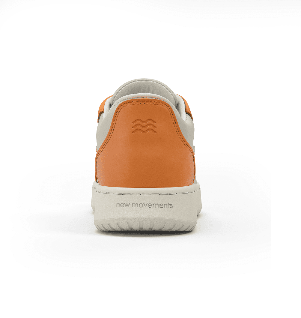 Allrounder S – Beige & Orange (leður)