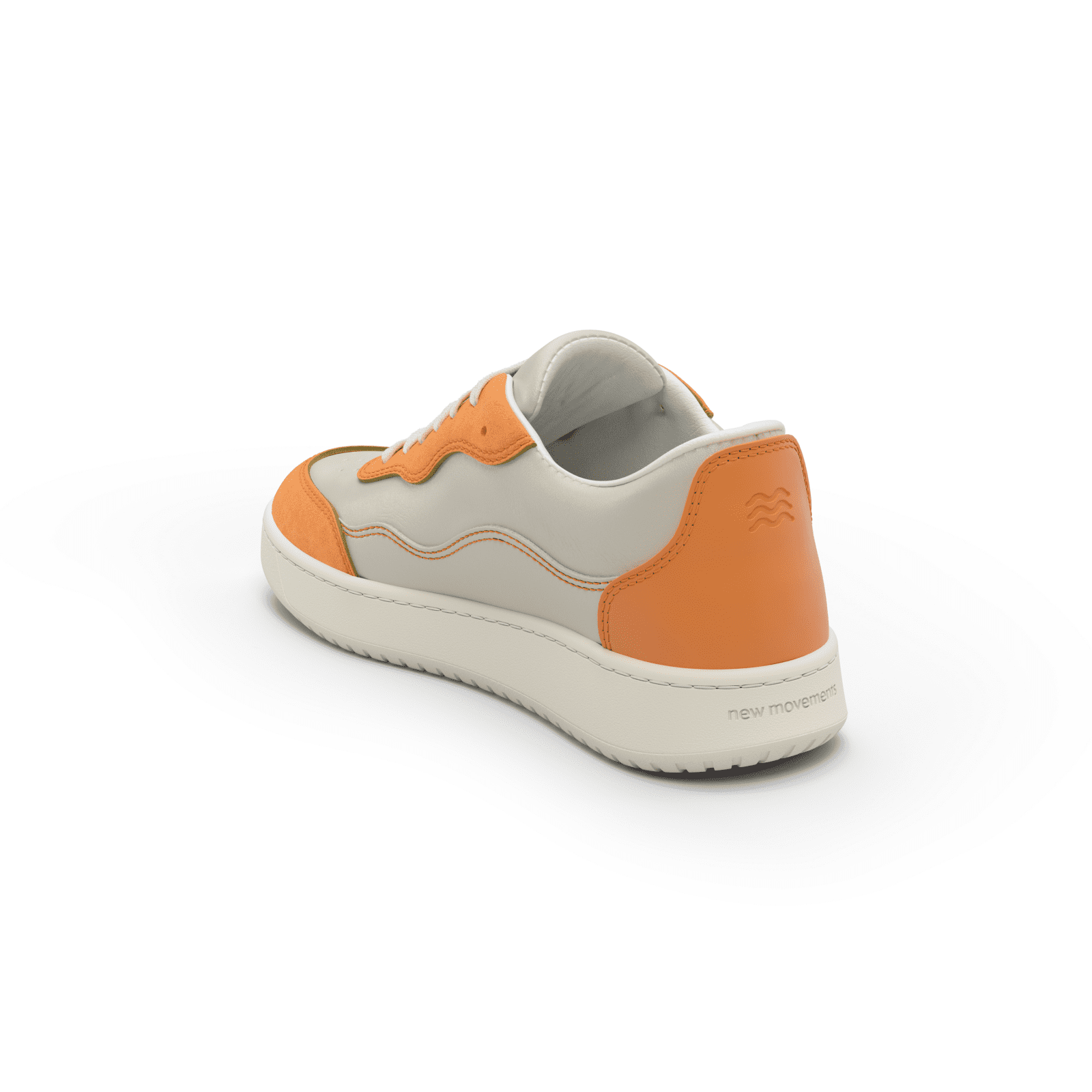 Allrounder S – Beige & Orange (leður)