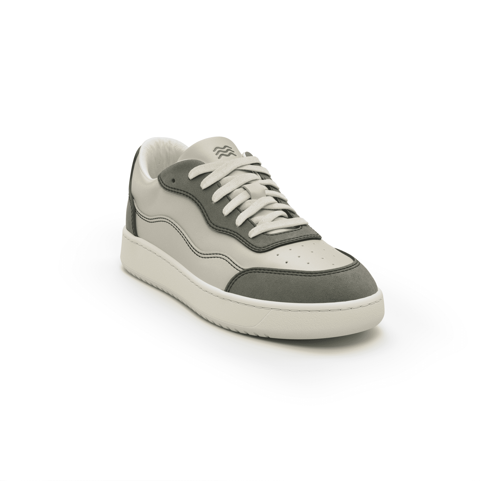 Allrounder S – Beige & Olive (leður)