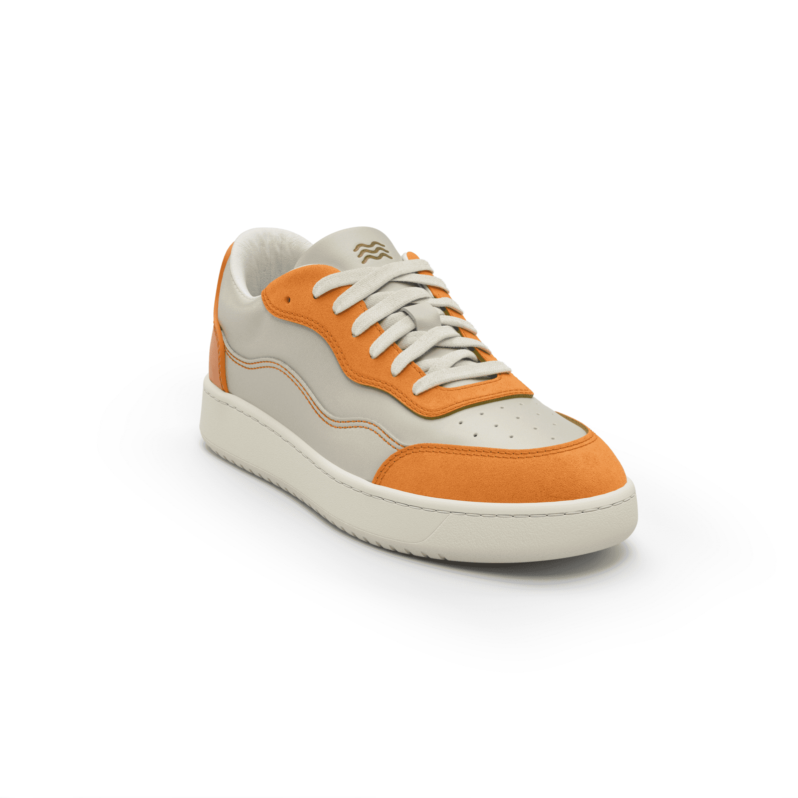Allrounder S – Beige & Orange (leður)