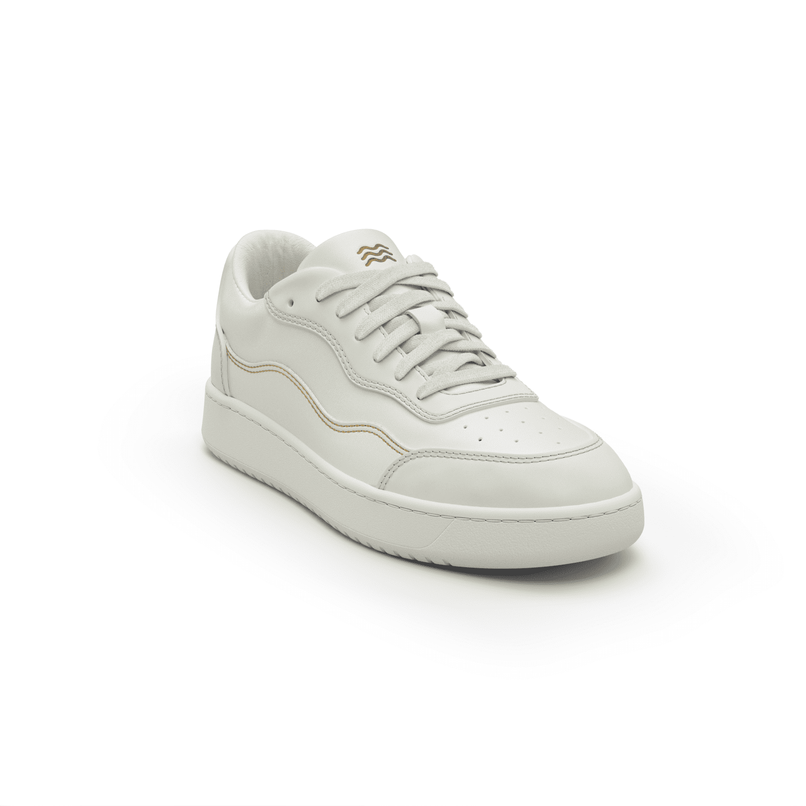 Allrounder S – White & Off White (leður)