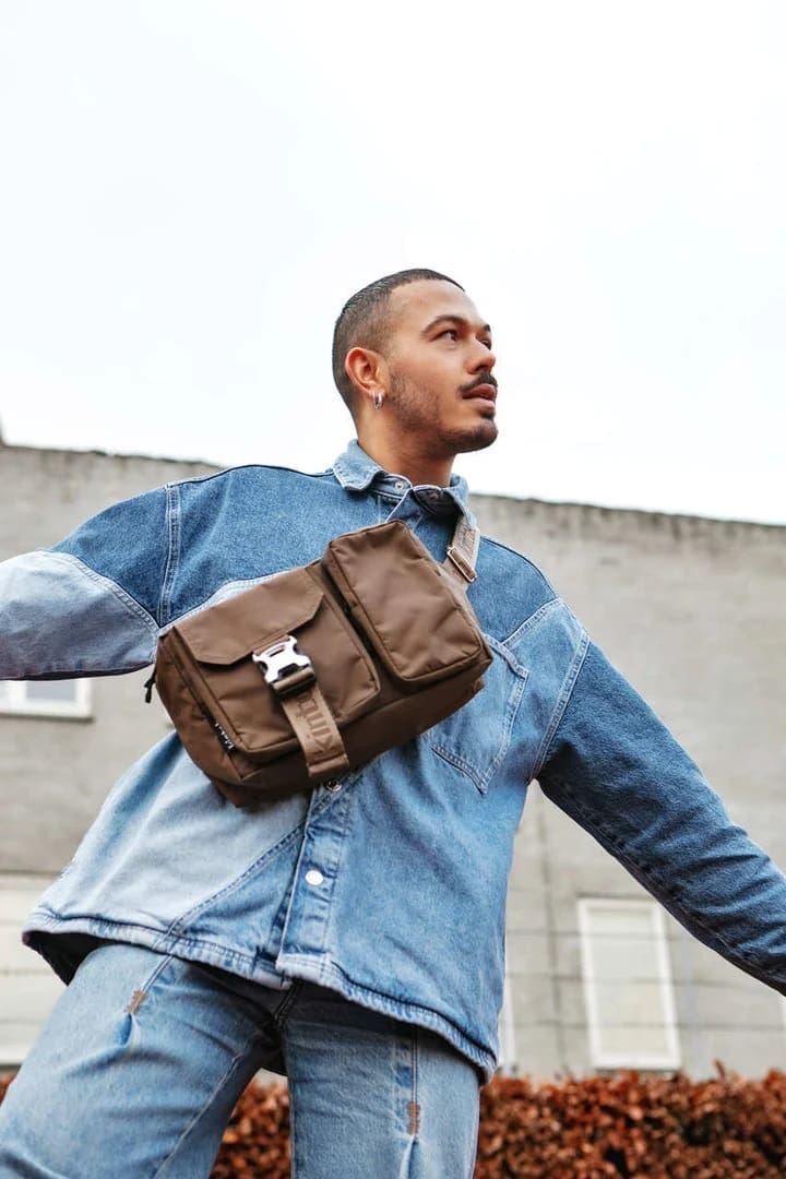 LUCA Hliðartaska – earth brown