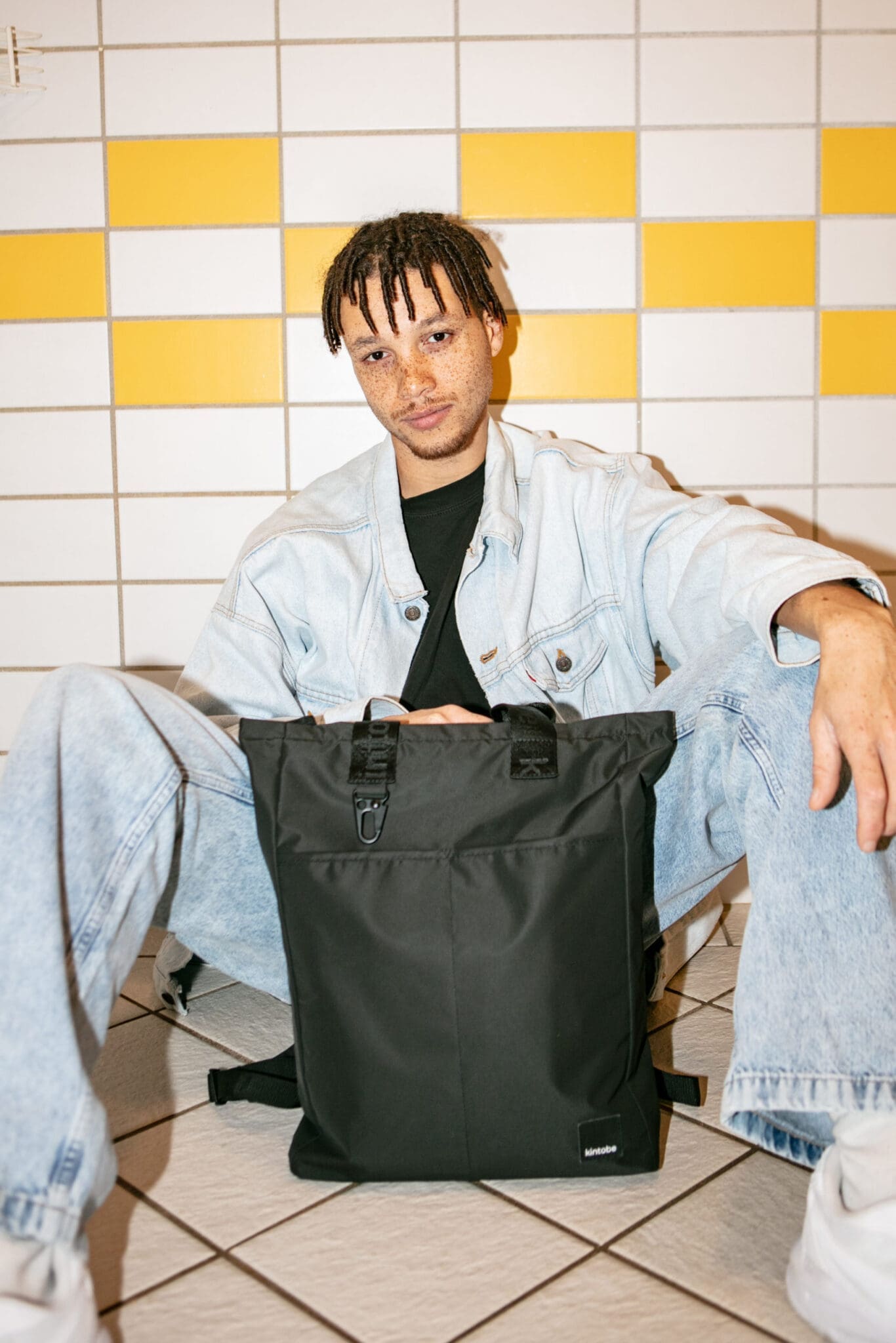 TIPPI Bakpoki/Tote taska – black