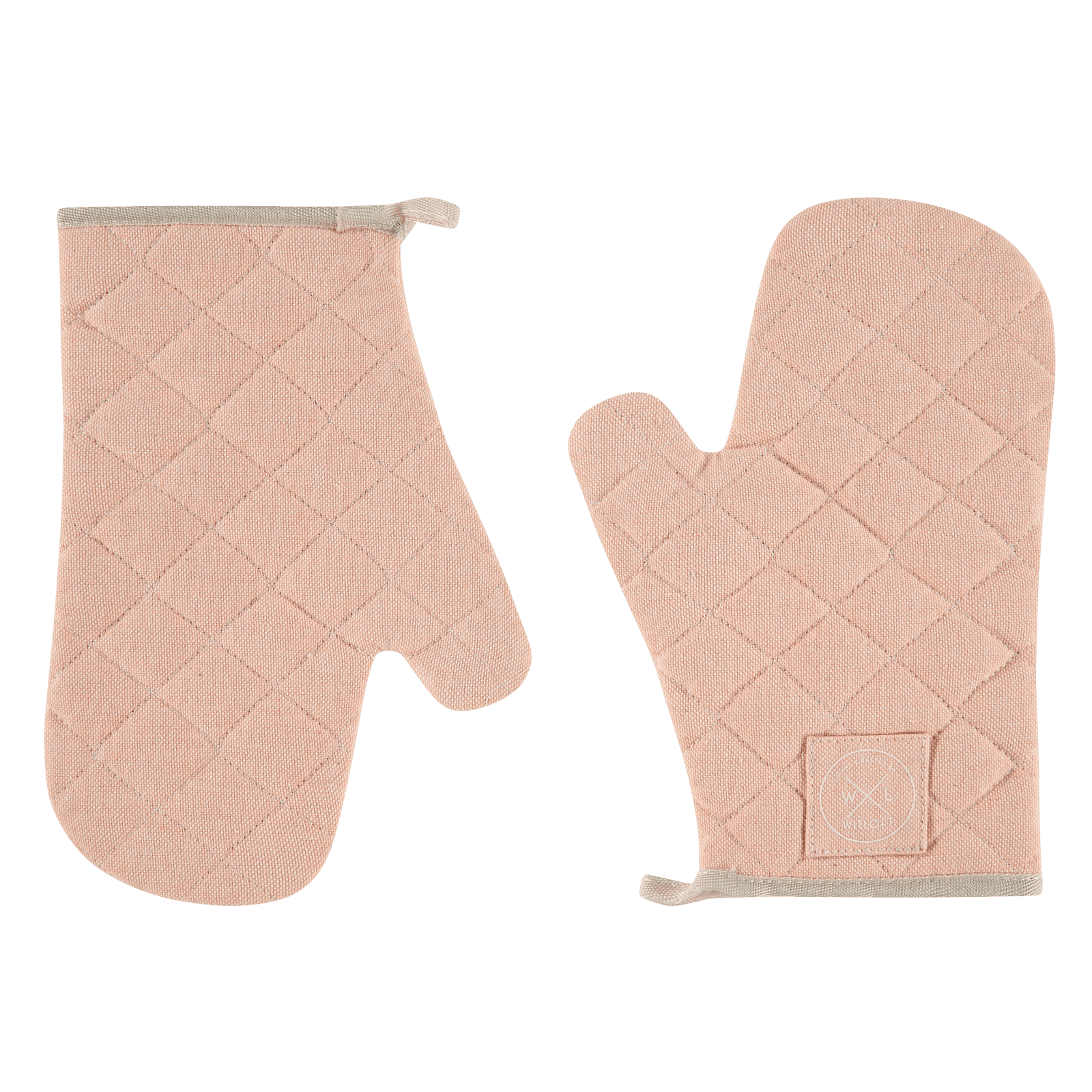 Ofnhanskar Endurunnin Bómull Salmon 2 stk.