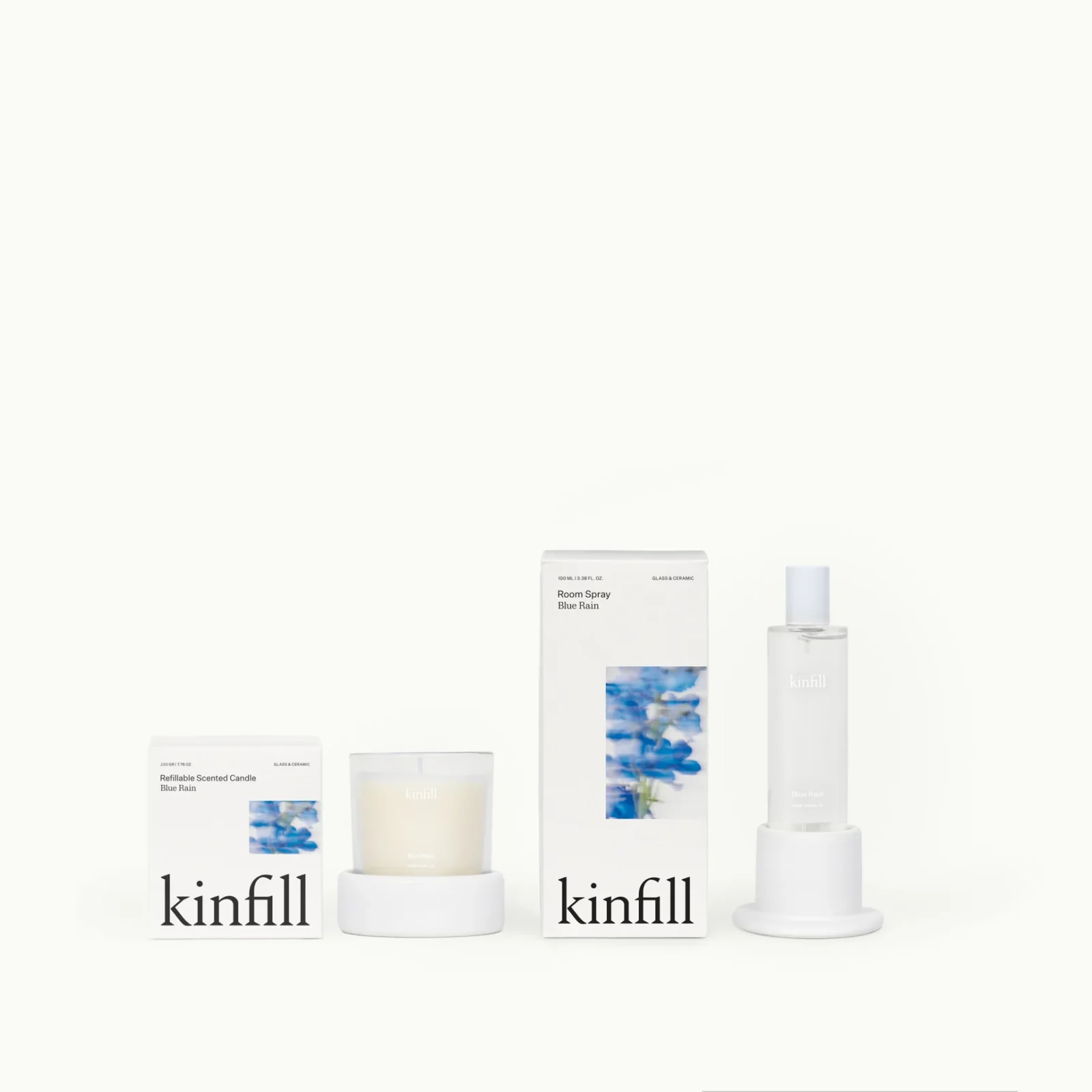 Kinfill ilmkerti og híbýlailmur- Blue Rain