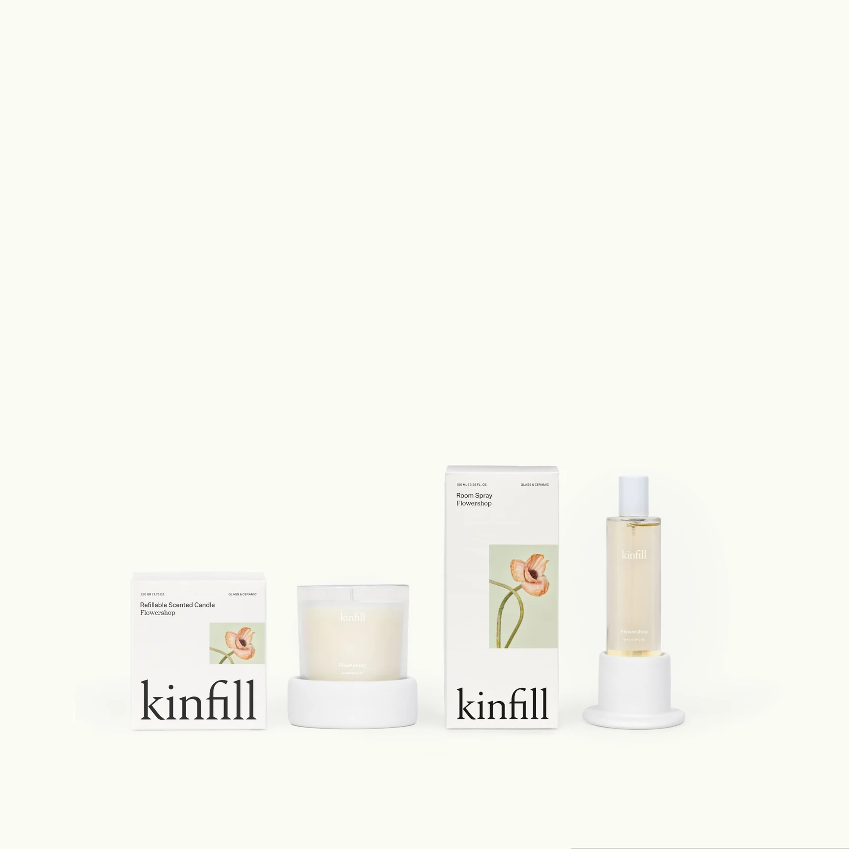 Kinfill ilmkerti og híbýlailmur - Flowershop