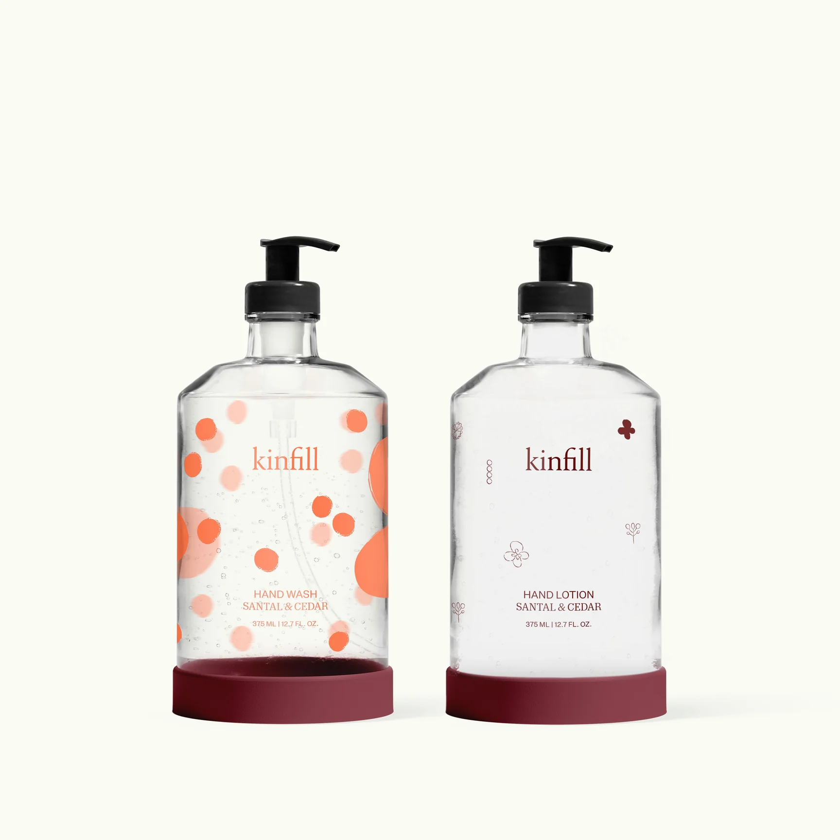 Kinfill handsápa og handáburður - Santal & Cedar